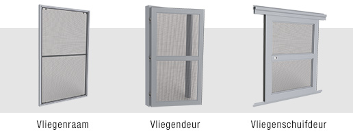 aluminium Vliegenramen